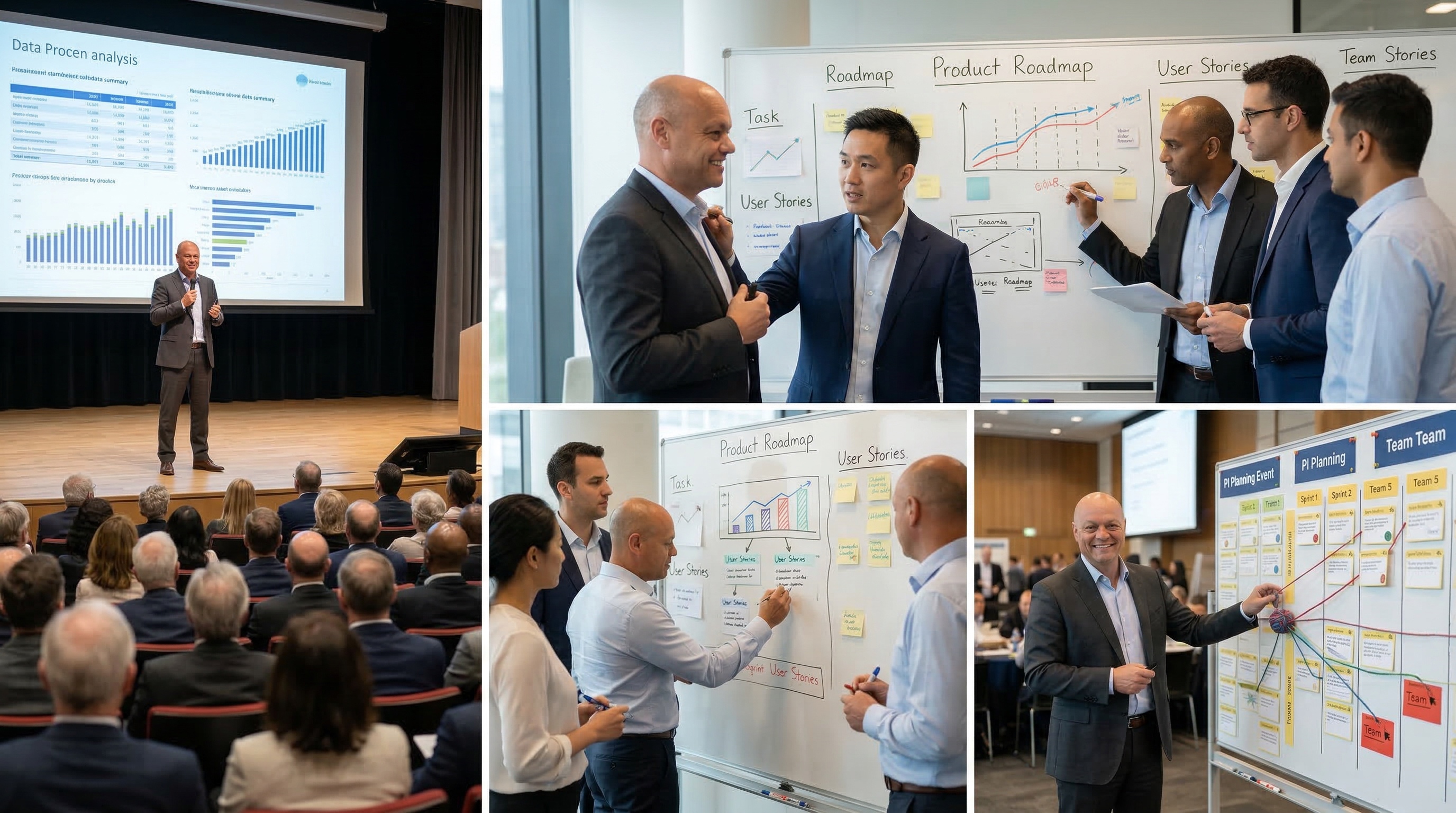 Presentaties, whiteboard-sessies en PI Planning — programmamanagement in de praktijk